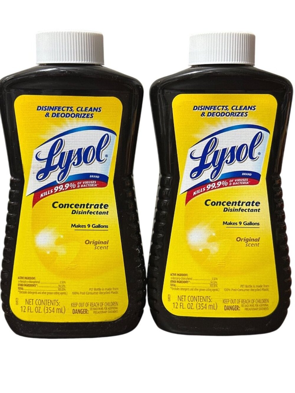 2x- Lysol Concentrate Disinfectant Original Scent 12 Fl Oz